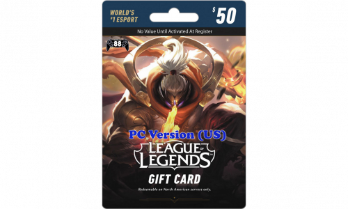 LoL 50 USD (7200 RP)