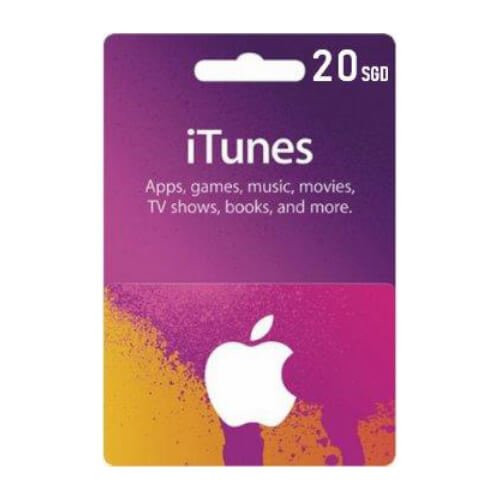 iTunes 20 SGD