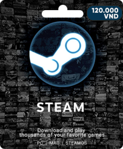 Steam 120000 VND (5 USD)