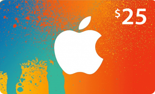 iTunes 25 USD